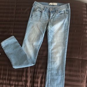 Straight light wash jeans